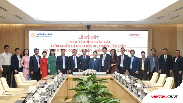 Ký kết thỏa thuận hợp tác giữa Viettel và Liên Việt Post Bank
