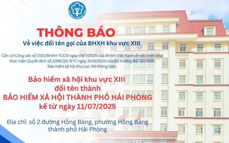 Hình ảnh Logo BHXH Việt Nam và Thành phố Hải Phòng
