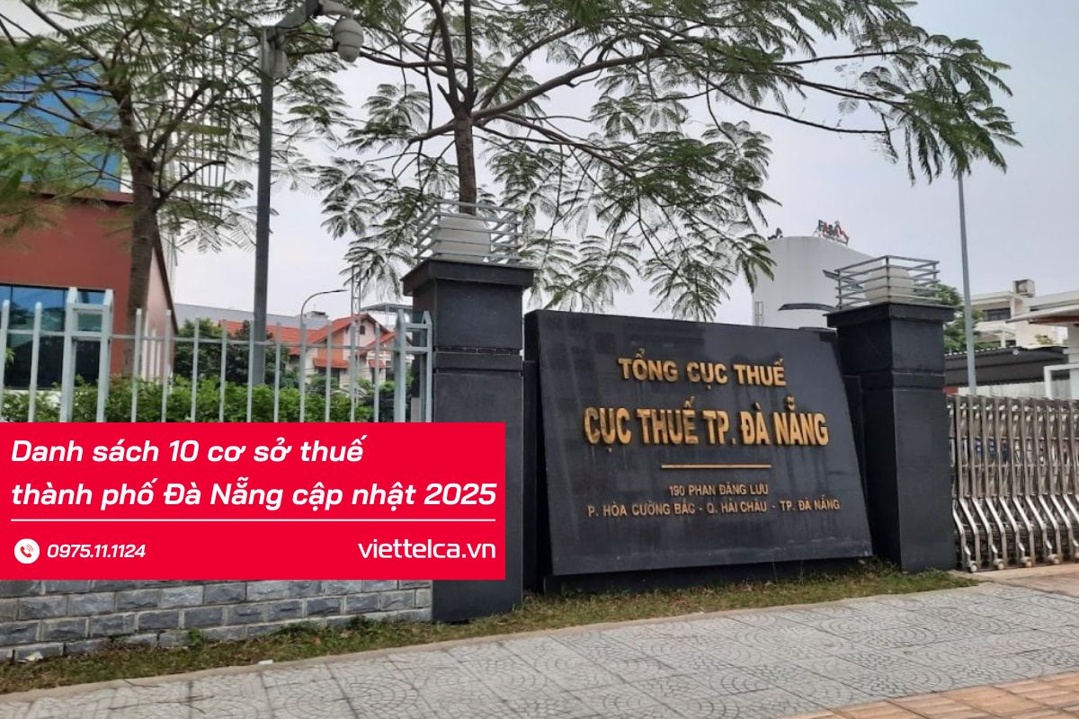 Địa chỉ và liên hệ của 10 cơ sở thuế thành phố Đà Nẵng