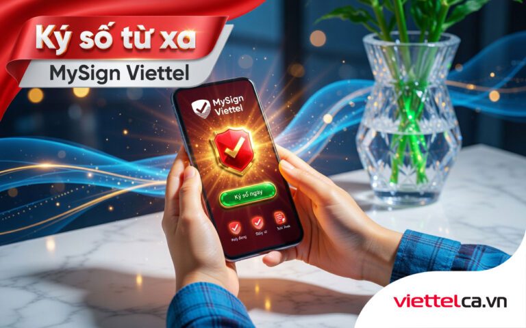 Chữ ký số từ xa Mysign Viettel